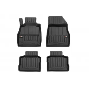 image-24-Specific rubber mats suitable for Nissan Micra after 2016, 4-piece set, black color, with 24-month warranty