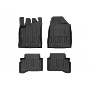 image-25-Specific rubber mats suitable for Hyundai Ioniq Hybrid 2016-2021, 4-piece set, black color, with 24-month warranty