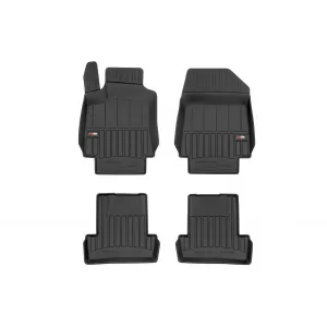 image-27-Specific rubber mats suitable for Renault Clio III 2005-2013 from Frogum 3D ProLine series, 4-piece set, black color, with 24-month warranty