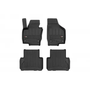 image-34-Specific rubber mats suitable for Volkswagen Sharan, Seat Alhambra 2010-2020, 4-piece set, black color, with 24-month warranty