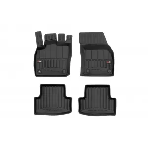 image-37-Specific rubber mats suitable for Seat Ateca after 2016, 4-piece set, black color, with 24-month warranty