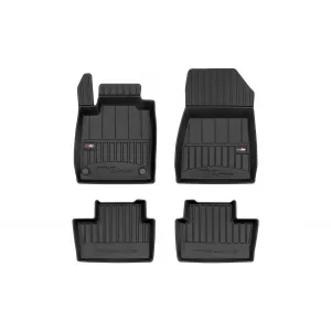 image-40-Specific rubber mats suitable for Nissan Juke after 2019, 4-piece set, black color, with 24-month warranty