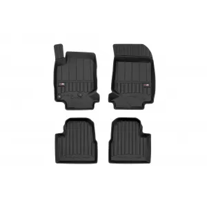 image-41-Specific rubber mats suitable for Citroen C4, Peugeot 2008 after 2019, 4-piece set, black color, with 24-month warranty from Frogum 3D ProLine series.