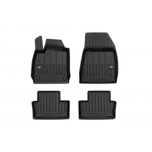 image-46-Specific rubber mats suitable for Frogum 3D ProLine series for Renault Clio after 2019, Mitsubishi Colt hatchback after 2023, 4-piece set, black color, with 24-month warranty