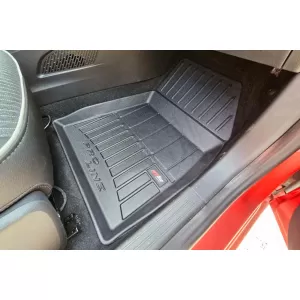 Mănuși de cauciuc specifice potrivite pentru seria Frogum 3D ProLine pentru Renault Clio după 2019, Mitsubishi Colt hatchback după 2023, set de 4 piese, culoare neagră, cu garanție de 24 de luni-image-6222246