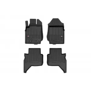 image-47-Specific rubber mats suitable for Ford Ranger 4 after 2018, 4-piece set, black color, with 24-month warranty