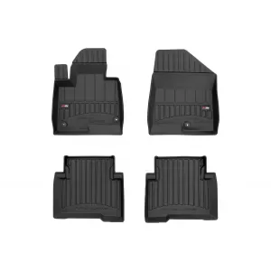 Mănuși de cauciuc specifice potrivite pentru Hyundai Santa Fe, Grand Santa Fe 2012-2018, set de 4 piese, culoare neagră, cu garanție de 24 de luni-image-6222258
