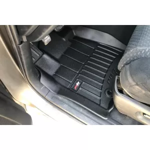 Mochete din cauciuc specifice, potrivite pentru Toyota Tundra Crewmax 2010-2015, set de 3 piese, culoare neagră, cu garanție de 24 de luni din seria Frogum 3D ProLine-image-6222279