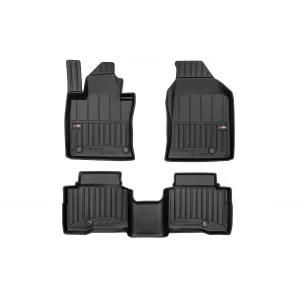image-61-Specific rubber mats suitable for SsangYong Torres after 2022, 3-piece set, black color, with 24-month warranty
