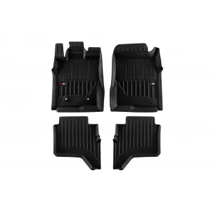 image-64-Specific rubber mats suitable for Ford Ranger pick-up, Volkswagen Amarok after 2022, 4-piece set, black color, with 24-month warranty