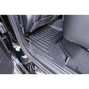 Mănuși de cauciuc specifice, potrivite pentru Ford Ranger pick-up, Volkswagen Amarok după 2022, set de 4 piese, culoare neagră, cu garanție de 24 de luni-image-6222348
