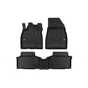 image-65-Specific rubber mats suitable for Dacia Duster after 2024, 3-piece set, black color, with 24-month warranty