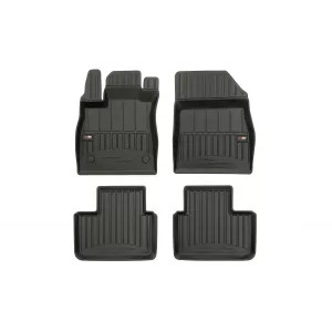 image-67-Specific rubber mats suitable for Renault Talisman after 2015, 4-piece set, black color, with 24-month warranty