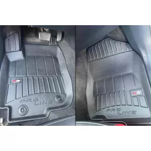 Mochete din cauciuc specifice, potrivite pentru Toyota Rav4 2013-2019, set de 3 piese, culoare neagră, cu garanție de 24 de luni din seria Frogum 3D ProLine.-image-6222386