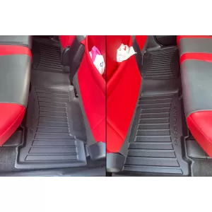 Mochete din cauciuc specifice, potrivite pentru Toyota Rav4 2013-2019, set de 3 piese, culoare neagră, cu garanție de 24 de luni din seria Frogum 3D ProLine.-image-6222387