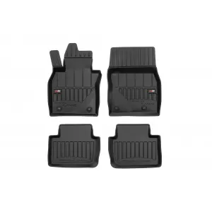 image-71-Specific rubber mats suitable for Mazda CX-30 after 2019, 4-piece set, black color, with 24-month warranty