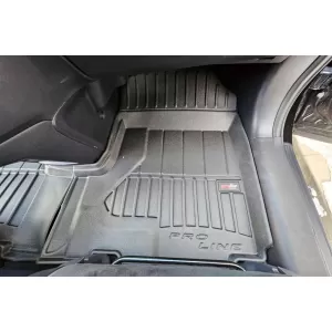 Mochete din cauciuc specifice, potrivite pentru Honda CR-V 2006-2011, din seria Frogum 3D ProLine, set de 3 piese, culoare neagră, cu garanție de 24 de luni-image-6222435