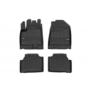 image-77-Specific rubber mats suitable for KIA E-Niro after 2018, 4-piece set, black color, with 24-month warranty