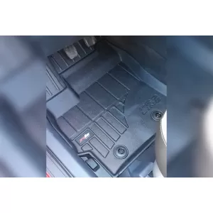 Mănuși din cauciuc specifice, potrivite pentru Toyota Verso II 2009-2018, set de 4 piese, culoare neagră, cu garanție de 24 de luni-image-6222465