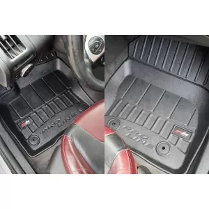 Mochete din cauciuc specifice, potrivite pentru Ford Focus MK III sedan, hatchback, wagon 2010-2018, set de 4 piese, culoare neagră, cu garanție de 24 de luni-image-6222482