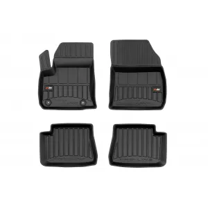 image-3-Specific rubber mats suitable for Opel Corsa-is hatchback after 2019, 4-piece set, black color, with 24-month warranty