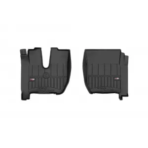 image-6-Specific rubber mats suitable for Iveco Stralis after 2002, 2-piece set, black color, with 24-month warranty