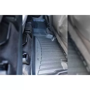 Mănuși de cauciuc specifice, potrivite pentru Hyundai Santa Fe după 2019, nu sunt potrivite pentru Hybrid, set de 3 piese, culoare neagră, cu garanție de 24 de luni-image-6222529