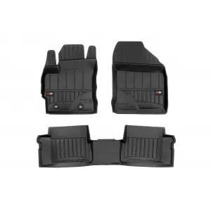 image-16-Specific rubber mats suitable for Toyota Auris II, Auris II Hybrid 2012-2018, 4-piece set, black color, with 24-month warranty