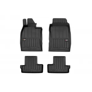 image-20-Specific rubber mats suitable for Mini One hatchback R50 2001-2006, 4-piece set, black color, with 24-month warranty from Frogum 3D ProLine series.