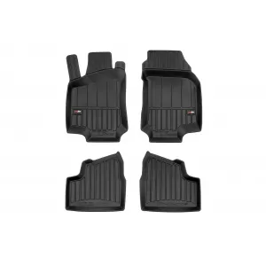 image-21-Specific rubber mats suitable for Opel Astra G wagon 1998-2009, 4-piece set, black color, with 24-month warranty from Frogum 3D ProLine series.