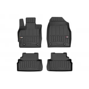 Specific rubber mats from Frogum 3D ProLine series suitable for Mazda CX-7 2006-2012 for models with front-wheel drive, 4-piece set, black color, with 24-month warranty