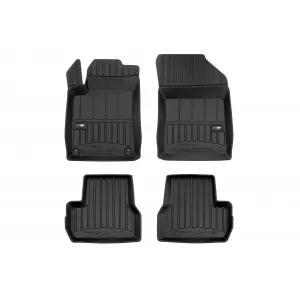 image-31-Specific rubber mats suitable for Citroen C3 II 2009-2016, 4-piece set, black color, with 24-month warranty from Frogum 3D ProLine series.