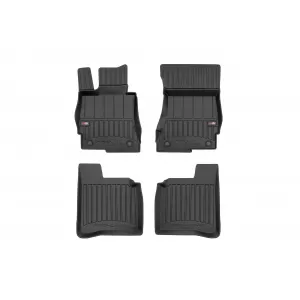image-42-Specific rubber mats suitable for Mercedes S class W221 long wheelbase 2005-2013, 4-piece set, black color, with 24-month warranty