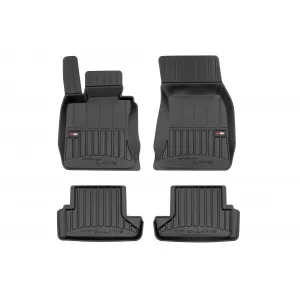 image-47-Specific rubber mats suitable for BMW 6 Series E64 convertible 2003-2010, 4-piece set, black color, with 24-month warranty