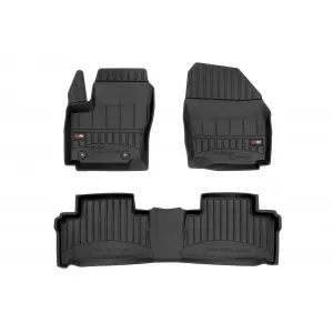 image-49-Specific rubber mats suitable for Ford S-Max 2006-2014 from Frogum 3D ProLine series, 3-piece set, black color, with 24-month warranty