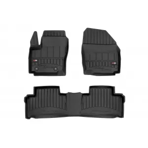 Mochete din cauciuc specifice, potrivite pentru Ford S-Max 2006-2014, din seria Frogum 3D ProLine, set de 3 piese, culoare neagră, cu garanție de 24 de luni-image-6222743