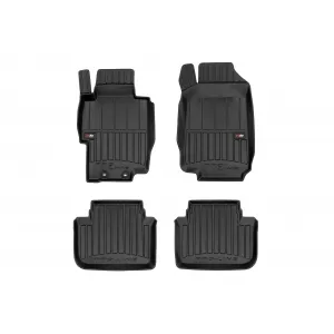 image-51-Specific rubber mats suitable for Honda Accord VII 2002-2008, 4-piece set, black color, with 24-month warranty