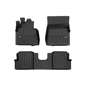 image-54-Specific rubber mats suitable for Mercedes G class W463 1990-2018 long wheelbase, 3-piece set, black color, with 24-month warranty