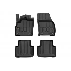 image-57-Specific rubber mats suitable for Audi Q3 II after 2018, 4-piece set, black color, with 24-month warranty