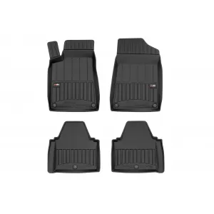 image-64-Specific rubber mats suitable for Peugeot 607 1999-2010, 4-piece set, black color, with 24-month warranty