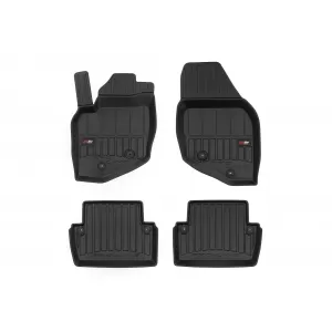 image-77-Specific rubber mats suitable for Volvo XC70 I 2000-2007 from Frogum 3D ProLine series, 4-piece set, black color, with 24-month warranty