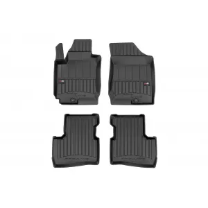 image-78-Specific rubber mats suitable for KIA Pro Ceed 2006-2012, 4-piece set, black color, with 24-month warranty