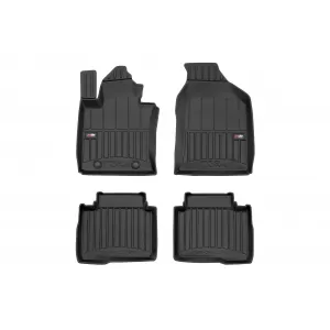 image-79-Specific rubber mats from Frogum 3D ProLine series suitable for SsangYong Korando IV after 2019, suitable for SsangYong Musso after 2018, 4-piece set, black color, with 24-month warranty