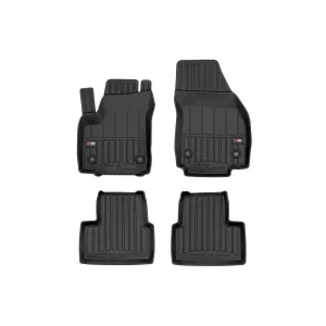 image-0-Specific rubber mats suitable for Opel Meriva B 2010-2017, 4-piece set, black color, with 24-month warranty from Frogum 3D ProLine series.