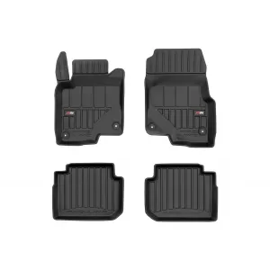 image-7-Specific rubber mats suitable for Smart ForFour 454 2004-2006, 4-piece set, black color, with 24-month warranty