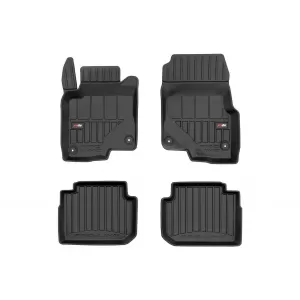 Mănuși de cauciuc specifice potrivite pentru Smart ForFour 454 2004-2006, set de 4 piese, culoare neagră, cu garanție de 24 de luni-image-6222988