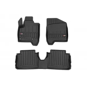 image-8-Specific rubber mats suitable for Citroen C3 Picasso I 2008-2017 from Frogum 3D ProLine series, 4-piece set, black color, with 24-month warranty