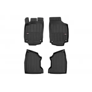 Mochete de cauciuc specifice, potrivite pentru Opel Combo C 2001-2011, set de 4 piese, culoare neagră, cu garanție de 24 de luni din seria Frogum 3D ProLine.-image-6223002