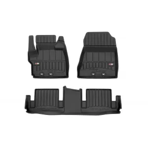 image-14-Specific rubber mats suitable for Toyota IQ 2008-2016, 4-piece set, black color, with 24-month warranty from Frogum 3D ProLine series.