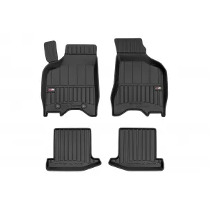 image-16-Specific rubber mats suitable for Volkswagen Lupo 1998-2005, 4-piece set, black color, with 24-month warranty